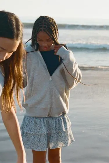 Юбка-шорты с цветочным принтом- Заказать в России