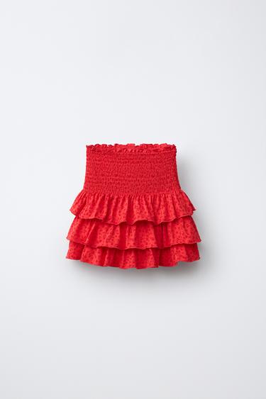 Zara Юбка-шорты с цветочным принтом купить с доставкой.