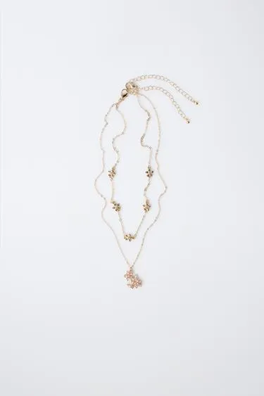 Набор из двух цветочных ожерелий- Заказать в России