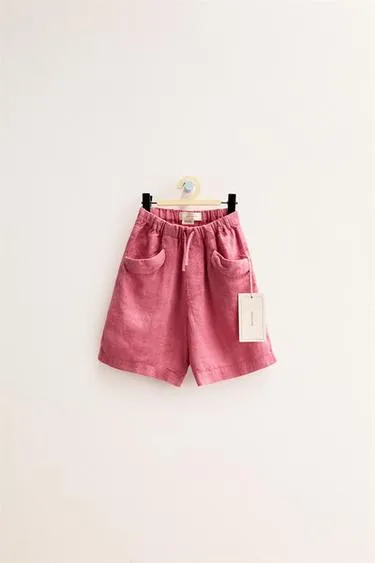 Zara Timeless - льняные бермуды- Заказать в России