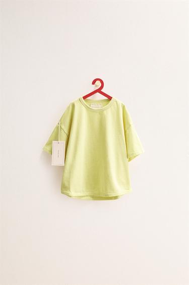 Zara ZARA «TIMELESS» - однотонная хлопковая футболка