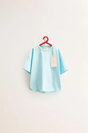 Zara Timeless - однотонная хлопковая футболка