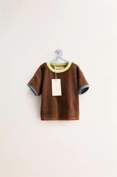 Футболка Zara Timeless из махровой ткани- Заказать в России