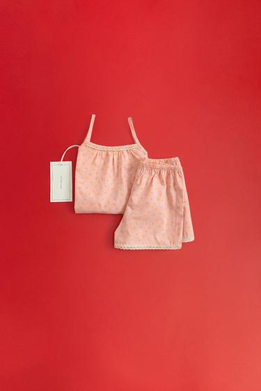 Zara «Timeless» - пижама в цветок- Заказать в России