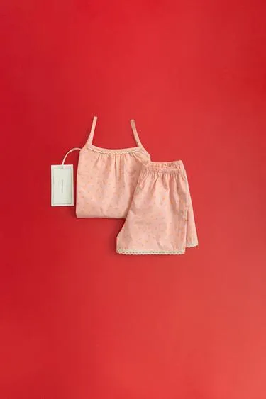 Zara «Timeless» - пижама в цветок- Заказать в России