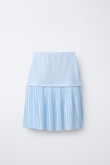 Zara Юбка миди в складку купить с доставкой.