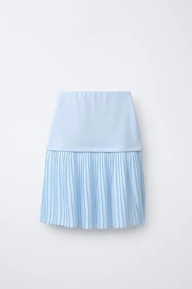 Юбка миди в складку- Заказать в России