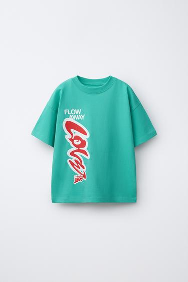 Zara Футболка с принтом граффити купить с доставкой.