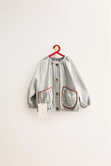 Zara «Timeless» - куртка в полоску с текстурой- Заказать в России