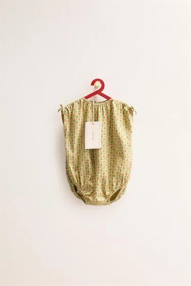 Zara Timeless - комбинезон из льна с цветочным принтом- Заказать в России