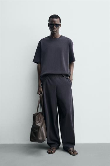 Zara Толстовка свободного кроя в рубчик купить с доставкой.