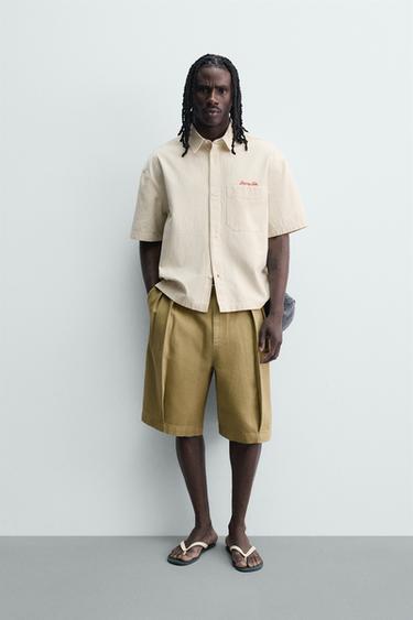 Шорты  со складками- Заказать в России