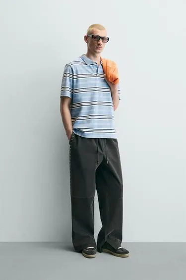 Поло бокси в полоску- Заказать в России