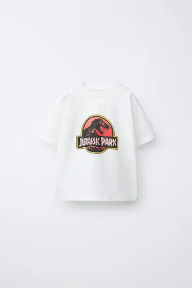 Футболка с изображением Jurassic Park© X Dylan´S T-Shirt Club X Zara- Заказать в России