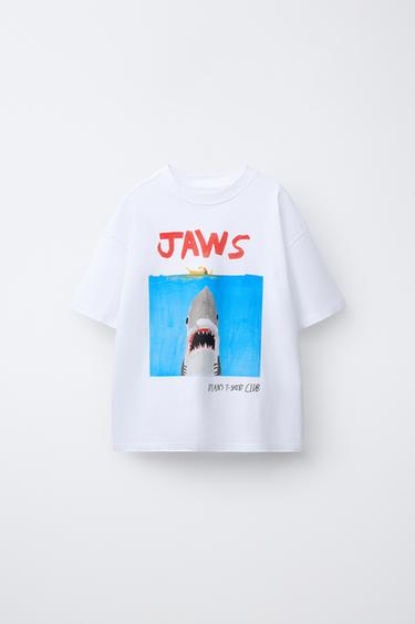 Zara Футболка с иллюстрацией JAWS© X DYLAN´S T-SHIRT CLUB X ZARA