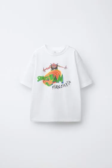 Футболка с иллюстрацией Space Jam™ & © X Dylan´S T-Shirt Club X Zara- Заказать в России
