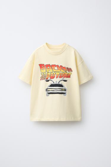 Zara Футболка с иллюстрацией «назад в будущее» X DYLAN’S T-SHIRT CLUB X ZARA