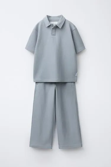 Комплект поло и брюк из ткани интерлок пике- Заказать в России