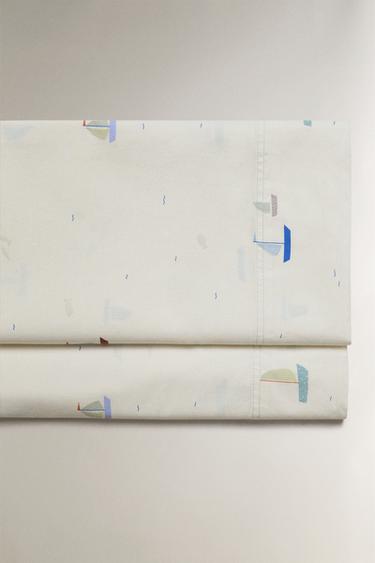 Zara Хлопковый простынной на резинке