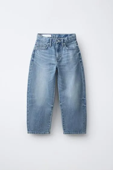 Джинсы с эффектом шарообразного верха- Заказать в России