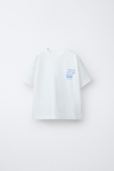 Zara Футболка с принтом