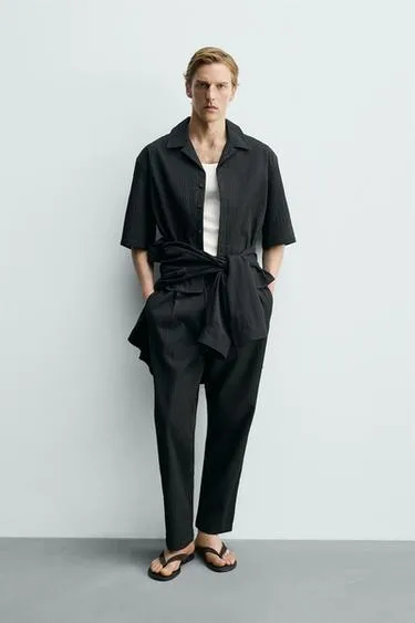 Рубашка Relaxed Fit Jacquard в клетку- Заказать в России