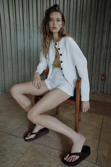 Zara Кардиган с асимметричной застежкой