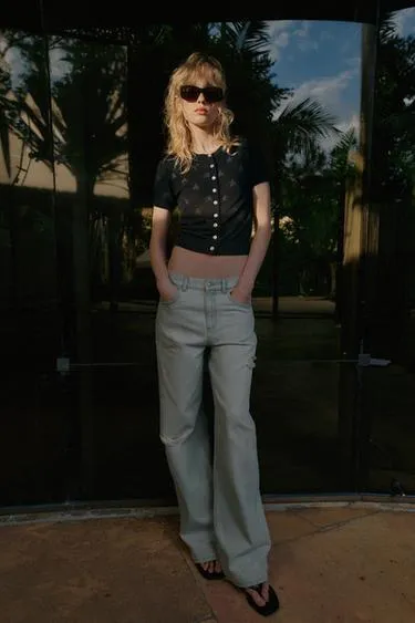 Кардиган с короткими рукавами и звездами- Заказать в России