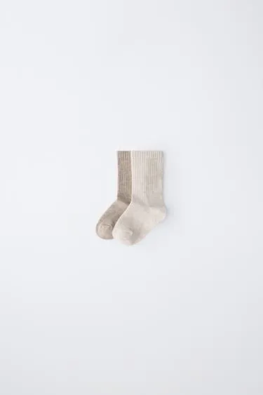 Набор из двух пар носков до середины икры- Заказать в России