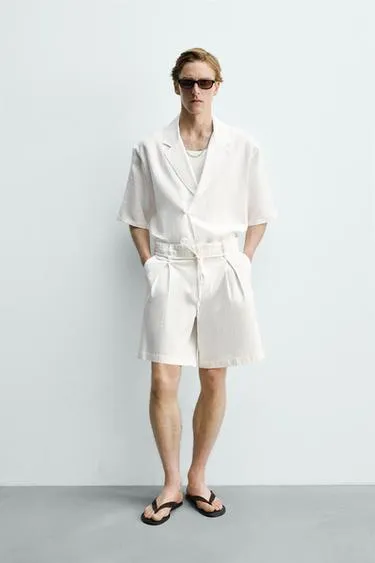 Шорты  со складками- Заказать в России