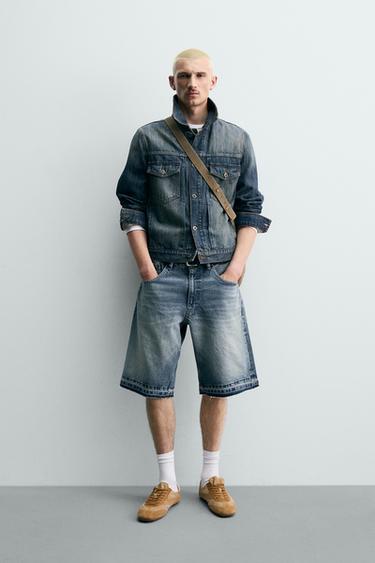 Zara Джинсовые шорты  купить с доставкой.