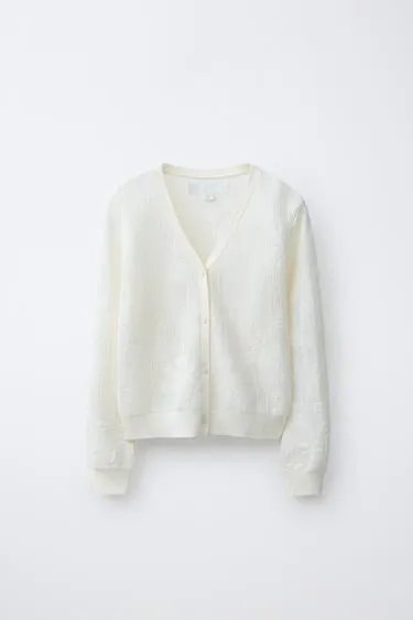 Жаккардовый кардиган