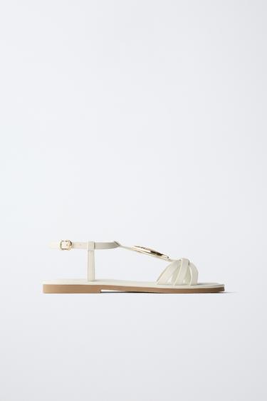 Zara Босоножки с ремешками купить с доставкой.