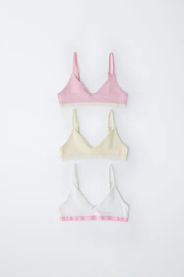 Набор из трех топов с контрастными деталями 9-14 лет- Заказать в России