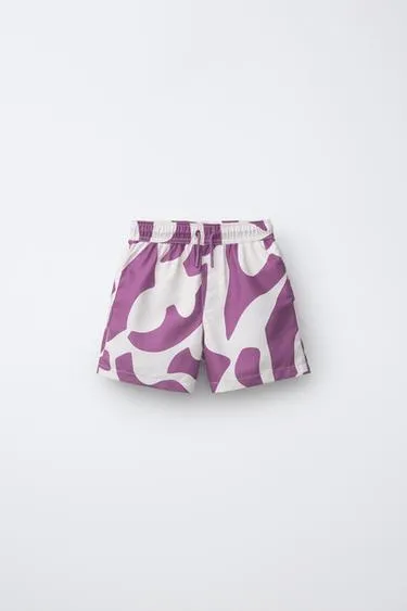 Плавки-бермуды с геометрическим принтом (6–14 лет)- Заказать в России