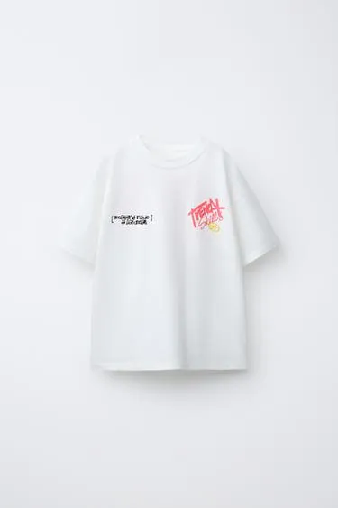 Футболка с принтом граффити