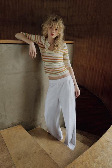 Zara Джемпер вязаный на пуговицах