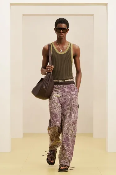 Брюки с принтом- Заказать в России