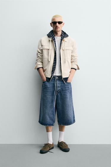 Укороченная куртка на молнии