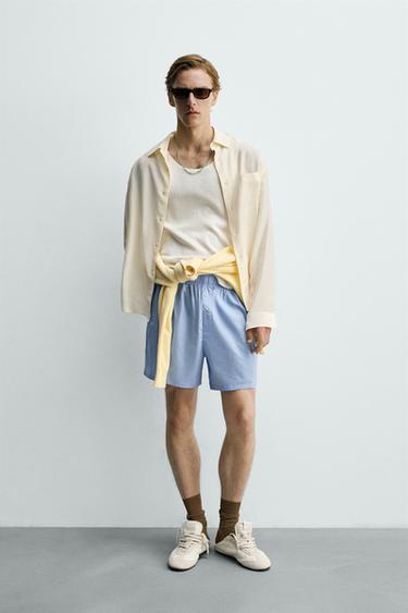 Рубашка из бамбука и шелка