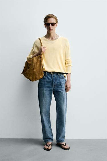 Zara Свитер из рельефной ткани купить с доставкой.