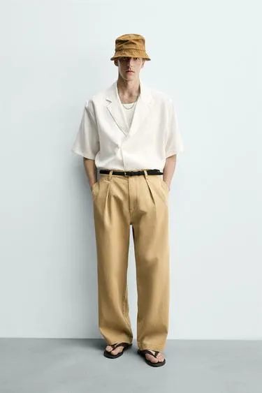 Рубашка-кимоно из 100% льна