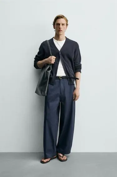 Укороченные брюки Wide Fit- Заказать в России