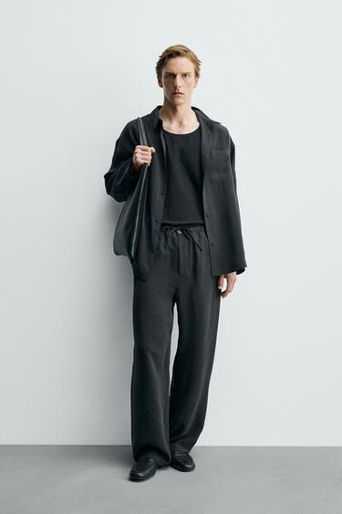 Zara Мягкая струящаяся рубашка