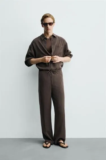 Мягкая струящаяся рубашка