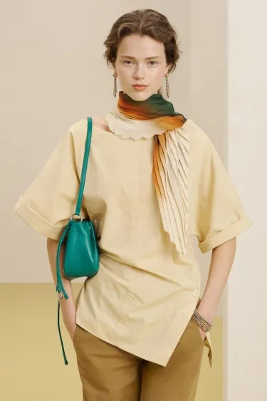 Хлопковая блузка 16- Заказать в России