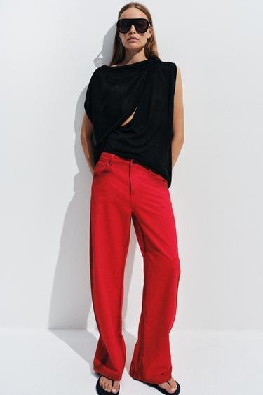 Джинсы Wide Leg с низкой посадкой — Zw Collection