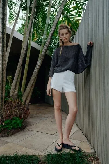 Шорты с высокой посадкой- Заказать в России