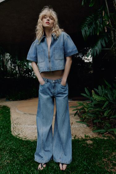 Джинсы Z1975 Wide Leg с высокой посадкой- Заказать в России