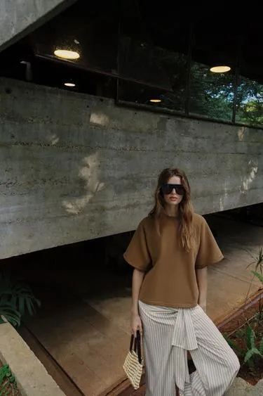 Толстовка с короткими рукавами- Заказать в России